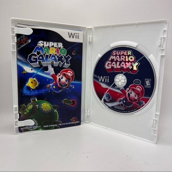 Super Mario Galaxy Nintendo Wii Complete W/ Manual like new condition - Picture 3 of 4